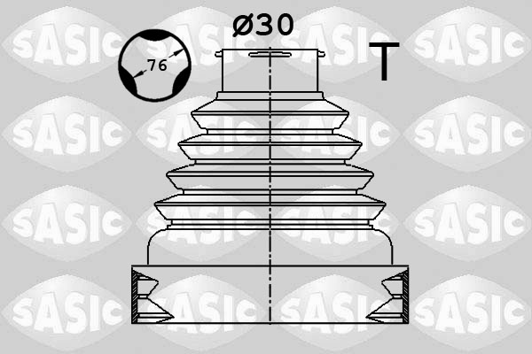 Bellow Kit, drive shaft (Gear side)  Art. 1900038