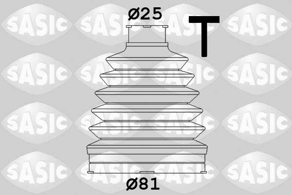 Bellow Kit, drive shaft (Wheel side, Front axle)  Art. 1904012