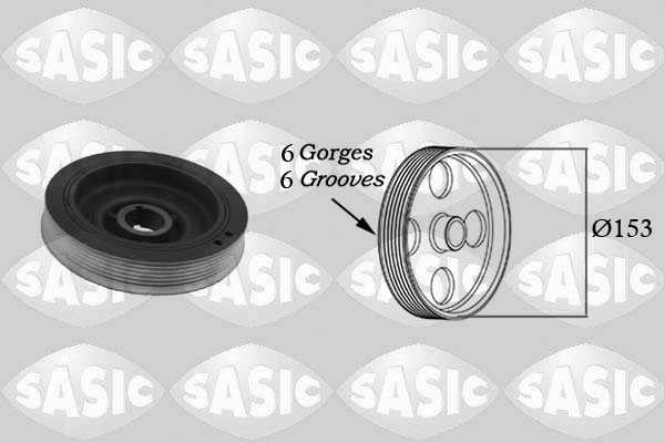 Belt Pulley, crankshaft (Engine side)  Art. 2150002