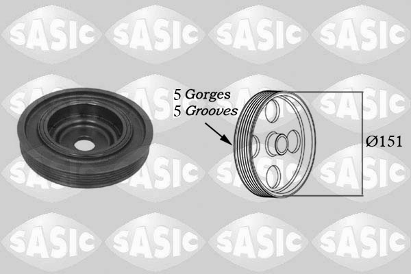 Belt Pulley, crankshaft (Engine side)  Art. 2154008