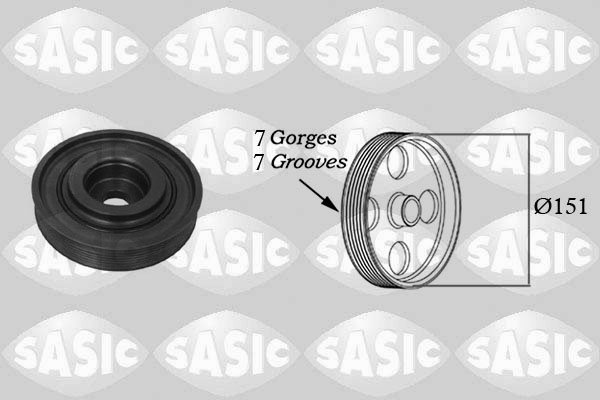 Belt Pulley, crankshaft (151)  Art. 2154009