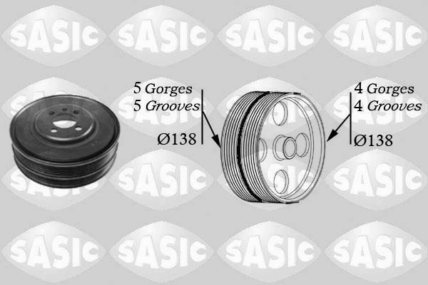 Belt Pulley, crankshaft (138)  Art. 2156027