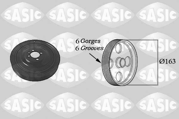 Belt Pulley, crankshaft (Front axle)  Art. 2156029