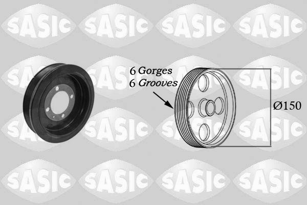 Belt Pulley, crankshaft (149)  Art. 2156062