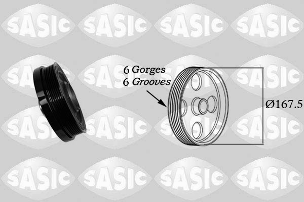 Belt Pulley, crankshaft (10)  Art. 2156078