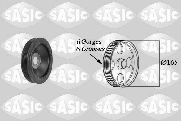 Belt Pulley, crankshaft (Front axle)  Art. 2156079