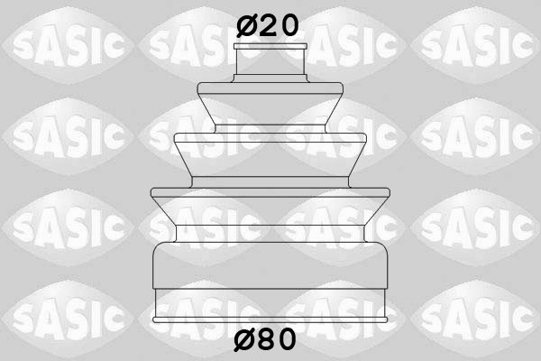 Bellow Kit, drive shaft (Side of the bike)  Art. 2933833