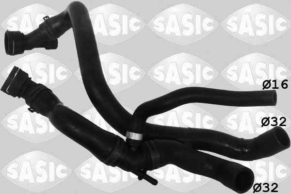 Radiator Hose (from the connecting pipe to the radiator)  Art. 3406119