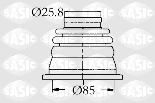 Bellow Kit, drive shaft (Gear side)  Art. 4003408