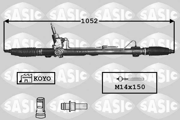 Steering Gear (Front axle, left, Front axle, right)  Art. 7170028