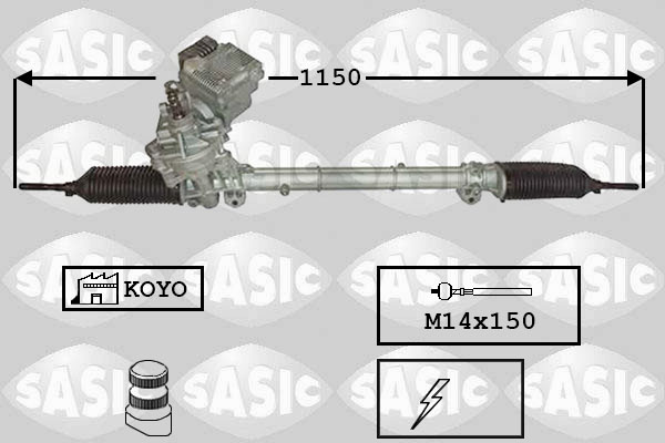 Steering Gear (Front axle, left, Front axle, right)  Art. 7176061