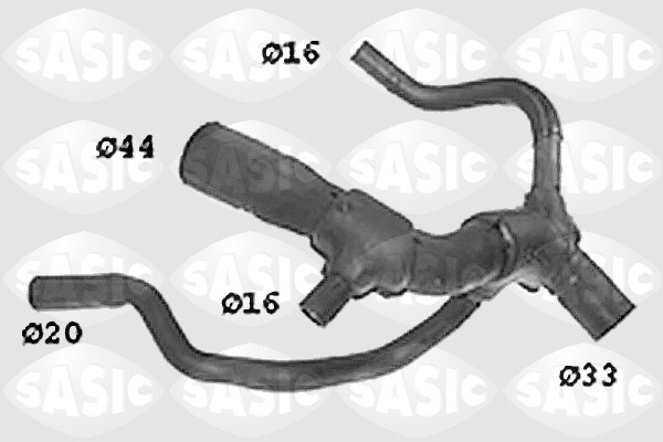 Radiator Hose  Art. SWH6653