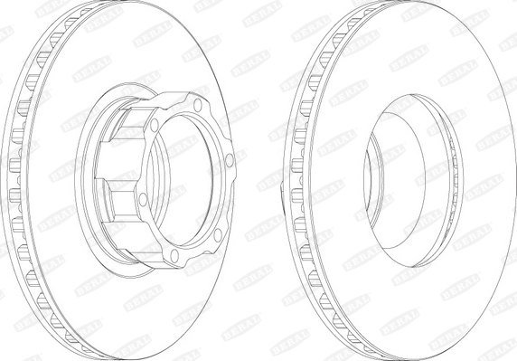 Brake Disc (Front axle)  Art. BCR119A