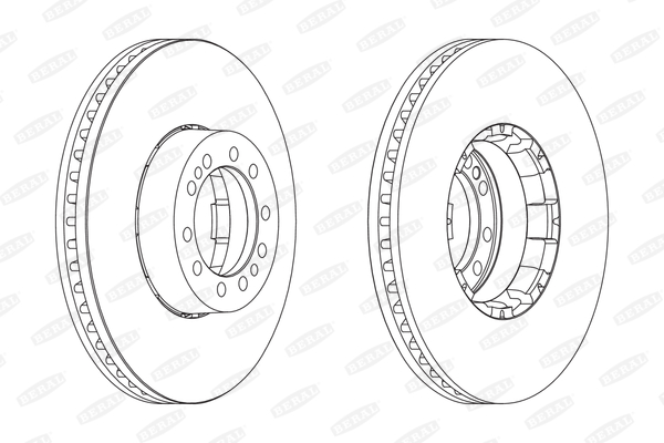 Brake disc (Front axle)  Art. BCR134A