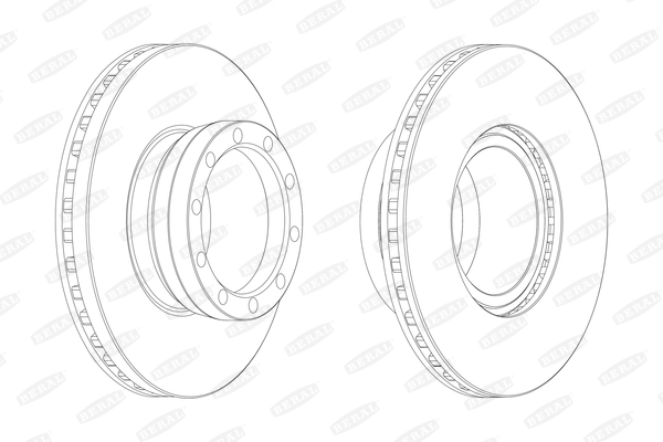 Brake disc (Front axle)  Art. BCR143A