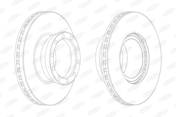 Brake disc (Front axle, Rear axle)  Art. BCR146A