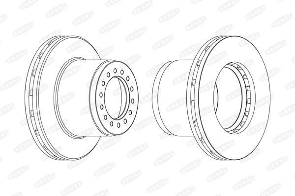 Brake disc (Front axle)  Art. BCR189A