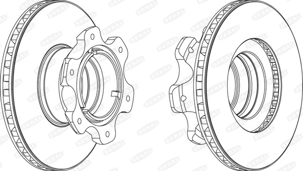 Brake Disc (Rear axle)  Art. BCR209A