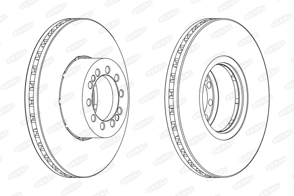 Brake disc (Front axle)  Art. BCR218A