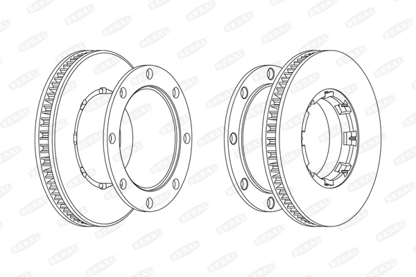 Brake disc (Rear axle)  Art. BCR220A