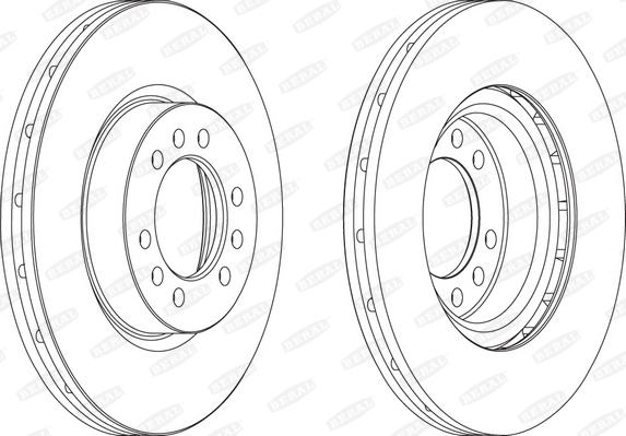 Brake Disc (Front axle)  Art. BCR235A