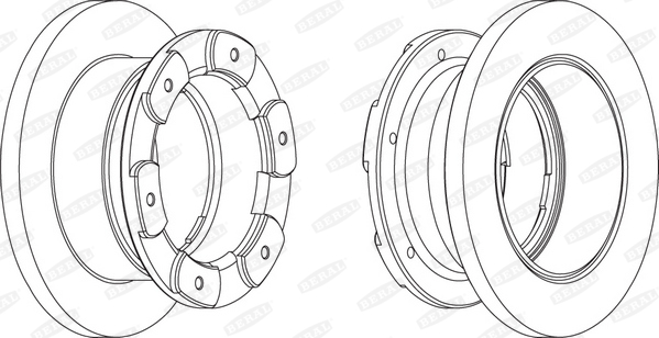 Brake Disc (Rear axle)  Art. BCR236A