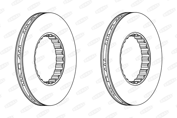 Brake disc (Front axle)  Art. BCR259A