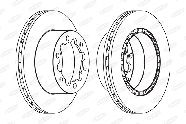 Brake Disc (Rear axle)  Art. BCR312A