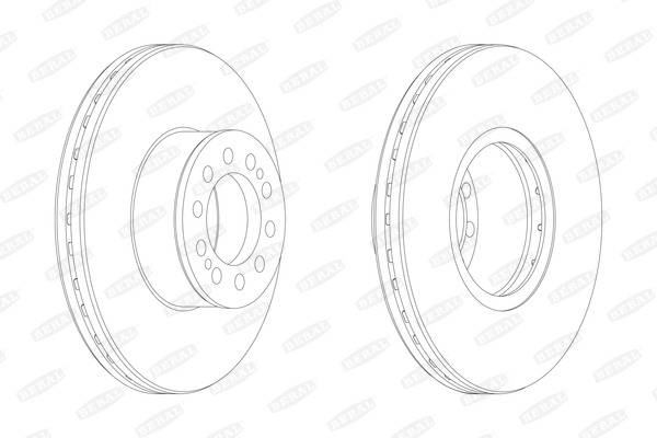 Brake disc (Front axle)  Art. BCR330A