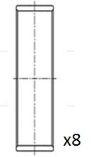 Connecting Rod Bearing  Art. BB2021STD