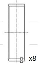 Connecting Rod Bearing  Art. BB2024STD