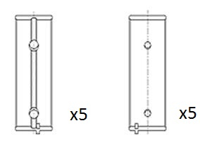 Crankshaft Bearing (Front axle)  Art. BM1042STD