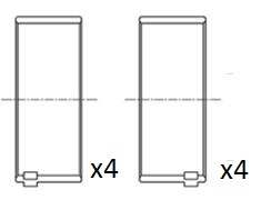 Connecting Rod Bearing  Art. BB2016STD