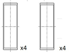 Connecting Rod Bearing  Art. BB2026STD