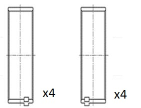 Connecting Rod Bearing  Art. BB2027STD