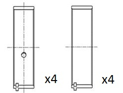 Connecting Rod Bearing  Art. BB2050STD