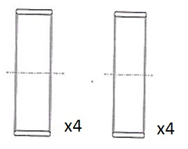 Connecting Rod Bearing  Art. BB2062STD