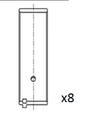 Connecting Rod Bearing  Art. BB2079STD