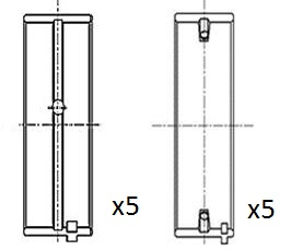 Crankshaft Bearing (0.25)  Art. BM1002025