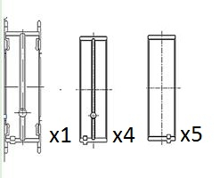 Crankshaft Bearing  Art. BM1010STD