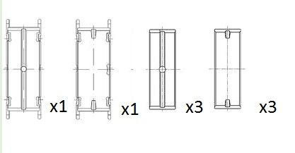 Crankshaft Bearing  Art. BM1013050