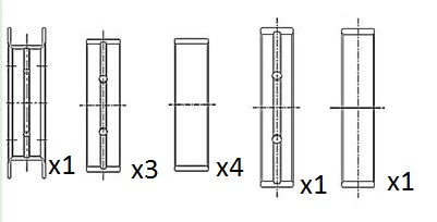 Crankshaft Bearing (0.250)  Art. BM1020025