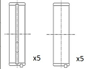 Crankshaft Bearing (02-4003)  Art. BM1028STD