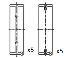 Crankshaft Bearing (02-4034)  Art. BM1029STD