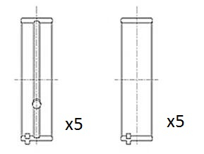 Crankshaft Bearing (66726RA)  Art. BM1038STD