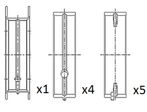 Crankshaft Bearing (72419600)  Art. BM1049STD