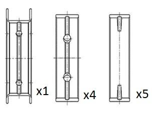 Crankshaft Bearing  Art. BM1093STD