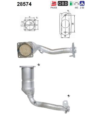 Catalytic Converter (In front)  Art. 28574