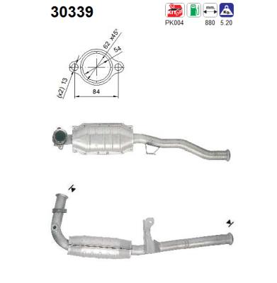 Catalytic Converter  (In front)  Art. 30339