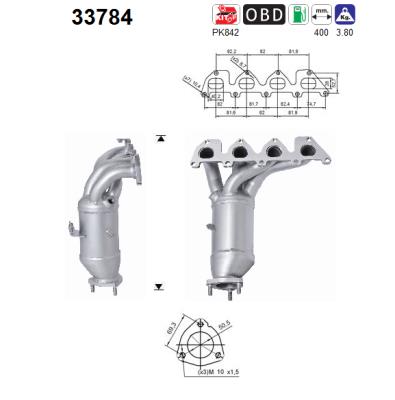 Catalytic Converter (In front)  Art. 33784